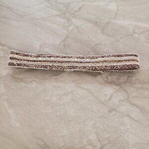 ✨ Stella and Dot Ribbon Fabric Chain Statement Choker Necklace ✨